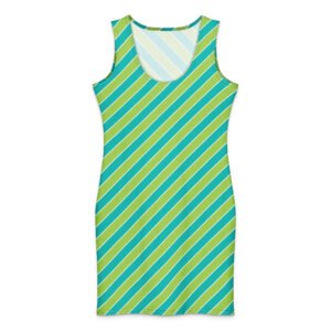 Tropical Lime Cotton Dress