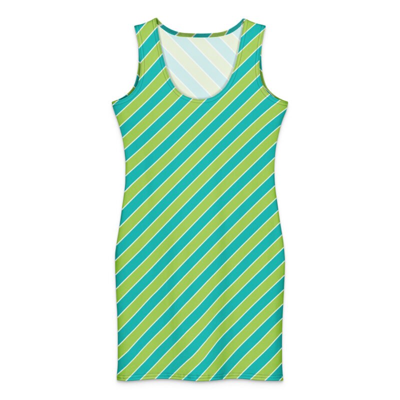 Tropical Lime Cotton Dress