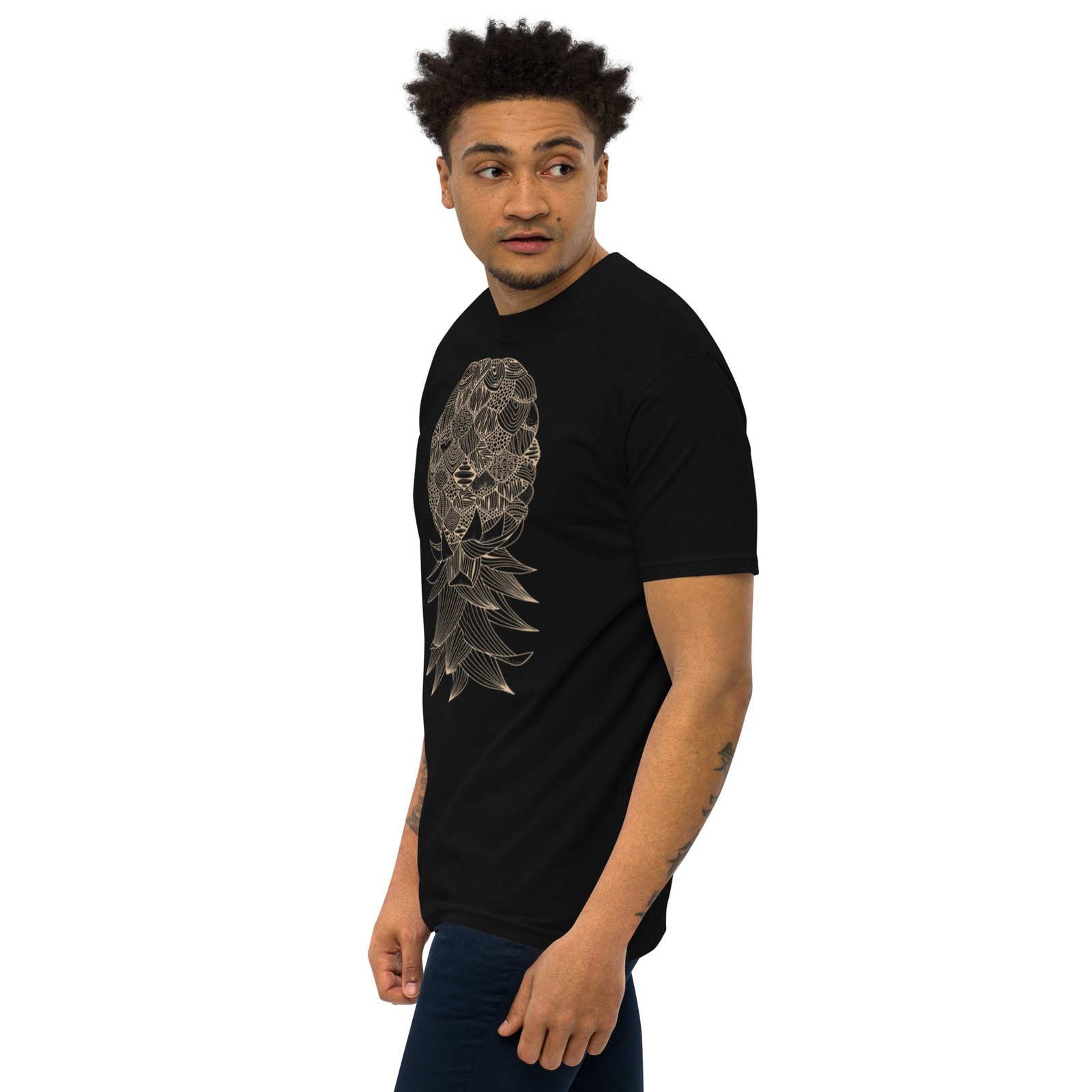 Upsidedown Pineapple Cotton Shirt - Image 2
