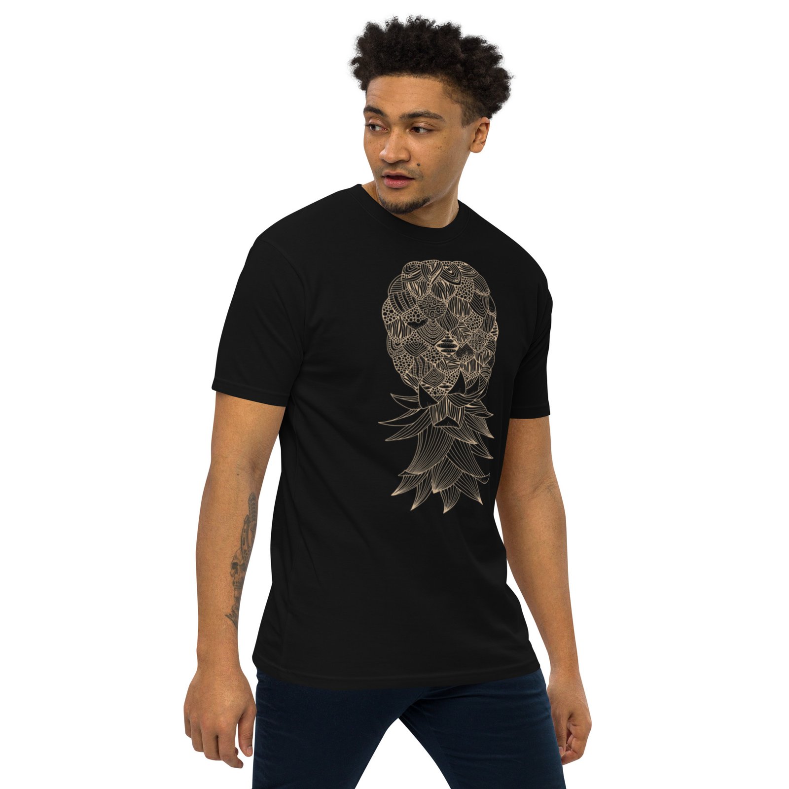 Upsidedown Pineapple Cotton Shirt - Image 3