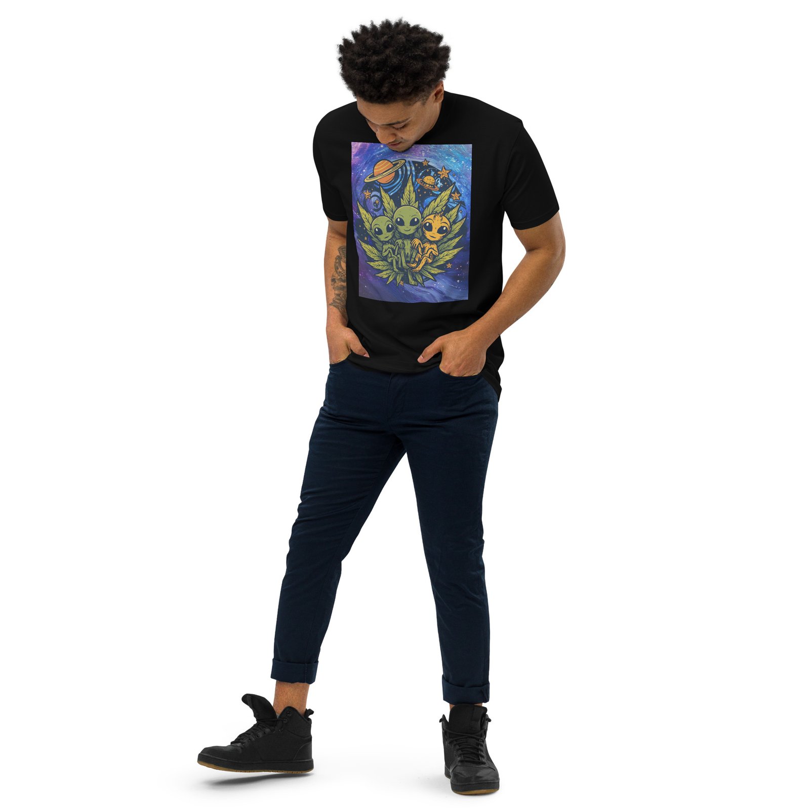 Cosmic Trio Cotton Shirt Cosmic Trio Cotton Shirt - Image 4