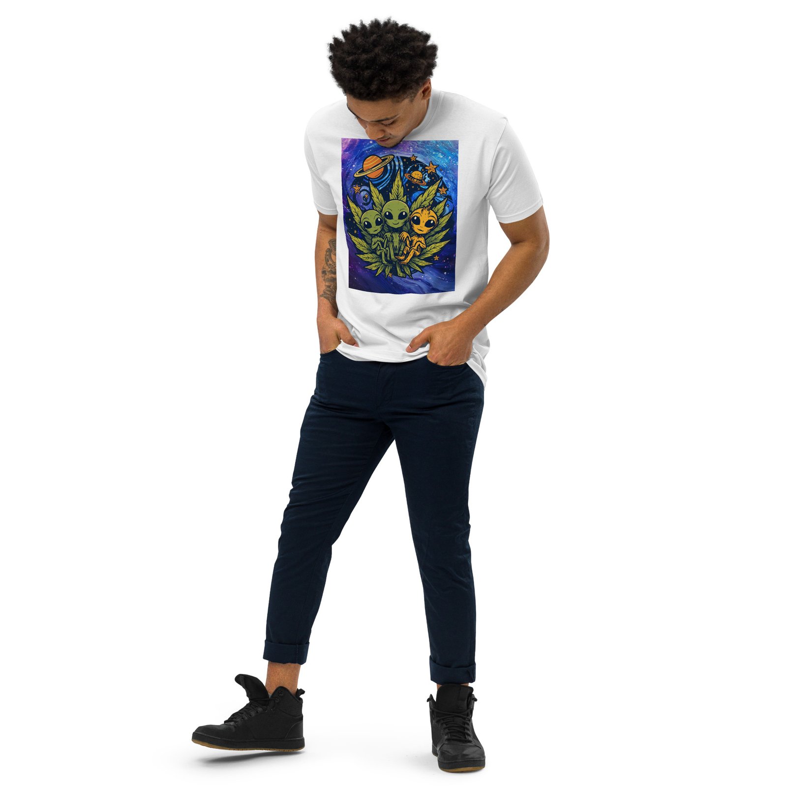 Cosmic Trio Cotton Shirt Cosmic Trio Cotton Shirt - Image 13
