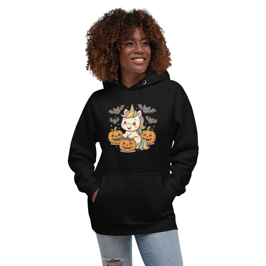 Unicorn Fright Unisex Hoodie