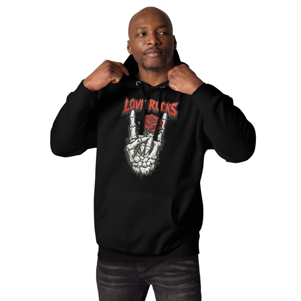 Love Rocks Unisex Hoodie