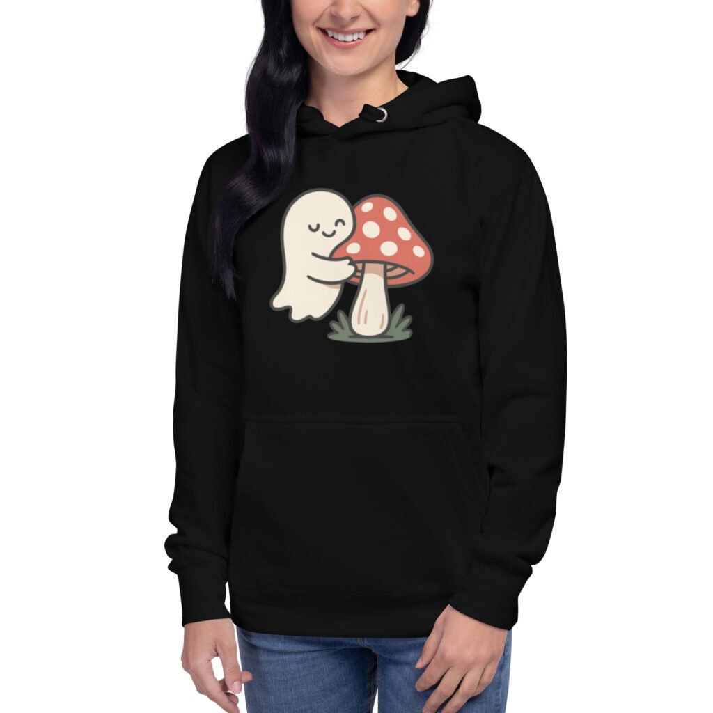 Ghosting Mushroom Unisex Hoodie