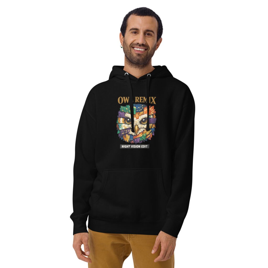 Owl Remixing Unisex Hoodie