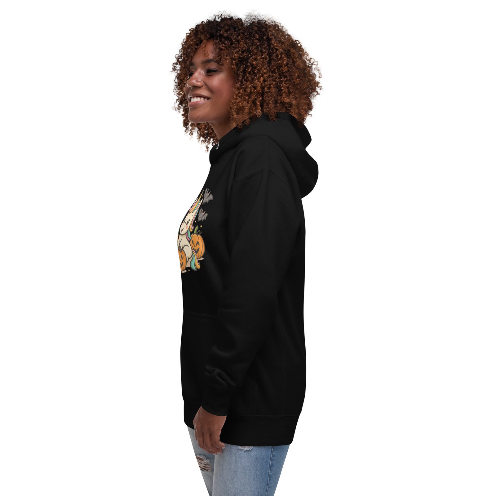 Unicorn Fright Unisex Hoodie - Image 3
