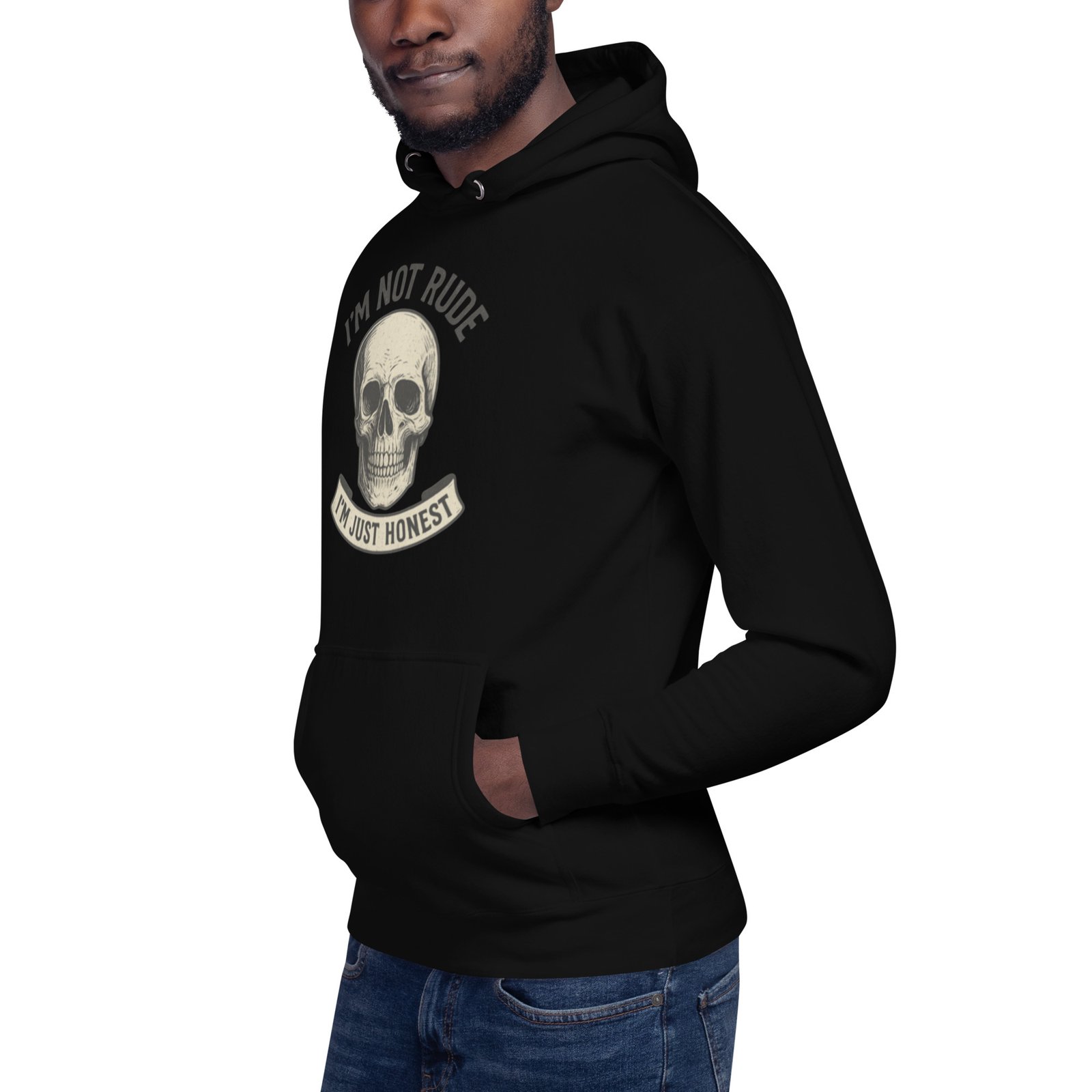 Honestly Rude Unisex Hoodie - Image 4