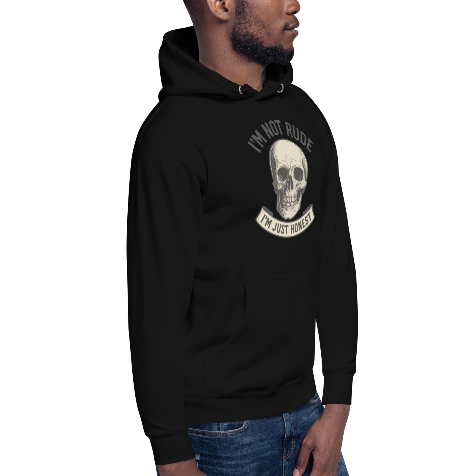 Honestly Rude Unisex Hoodie - Image 6