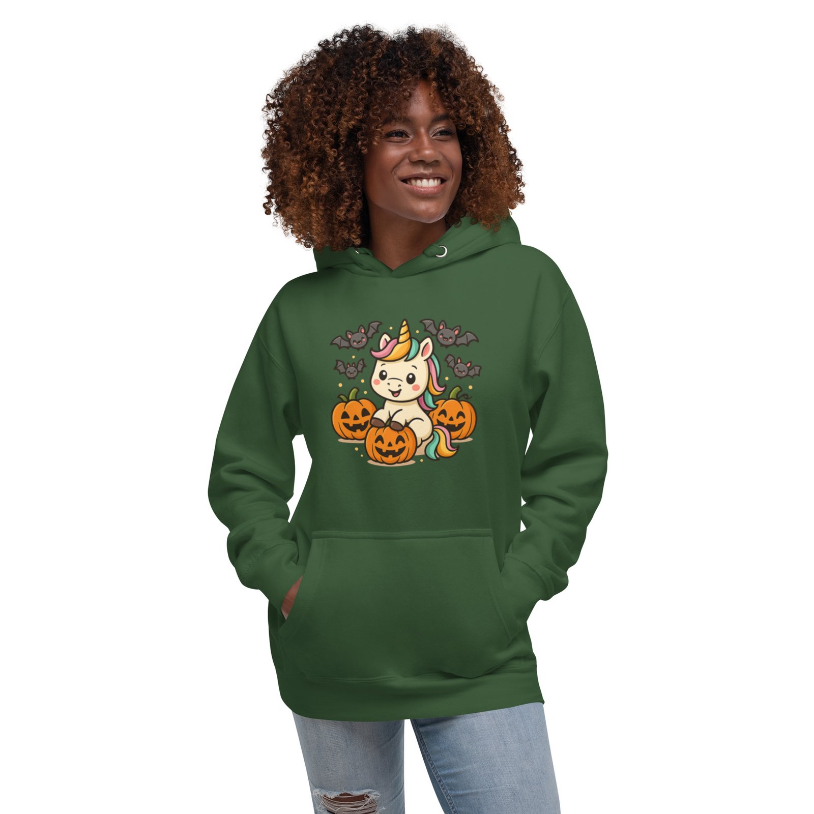 Unicorn Fright Unisex Hoodie - Image 11