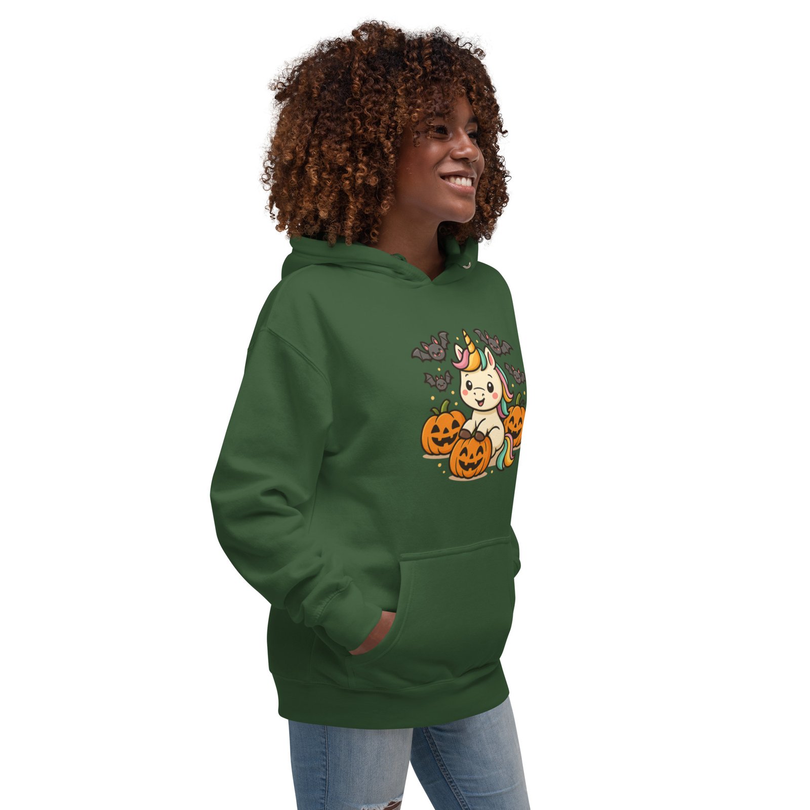 Unicorn Fright Unisex Hoodie - Image 14