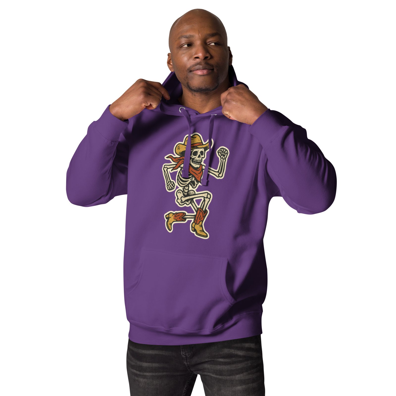 Country Skelton Unisex Hoodie - Image 3