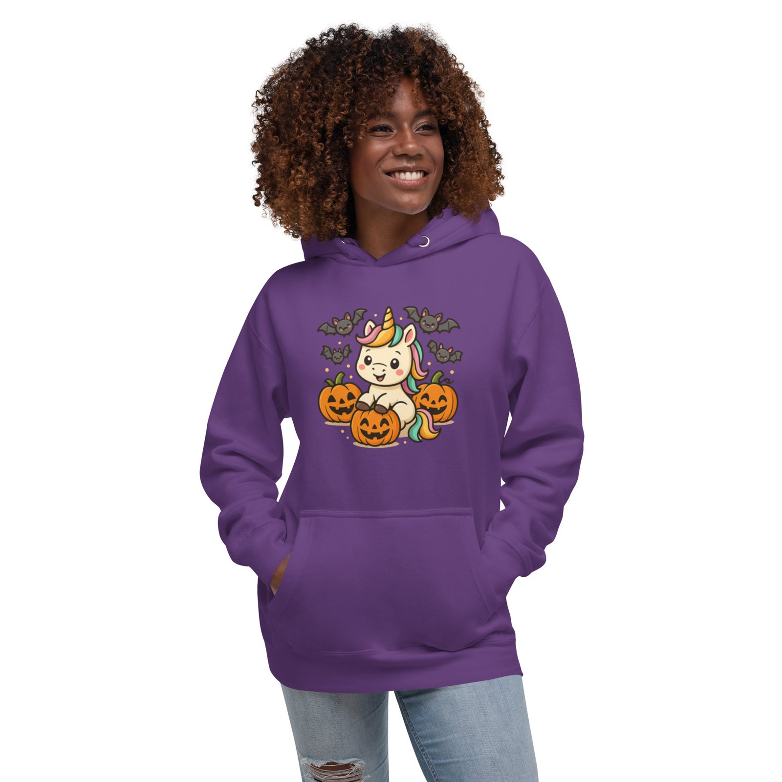 Unicorn Fright Unisex Hoodie - Image 6