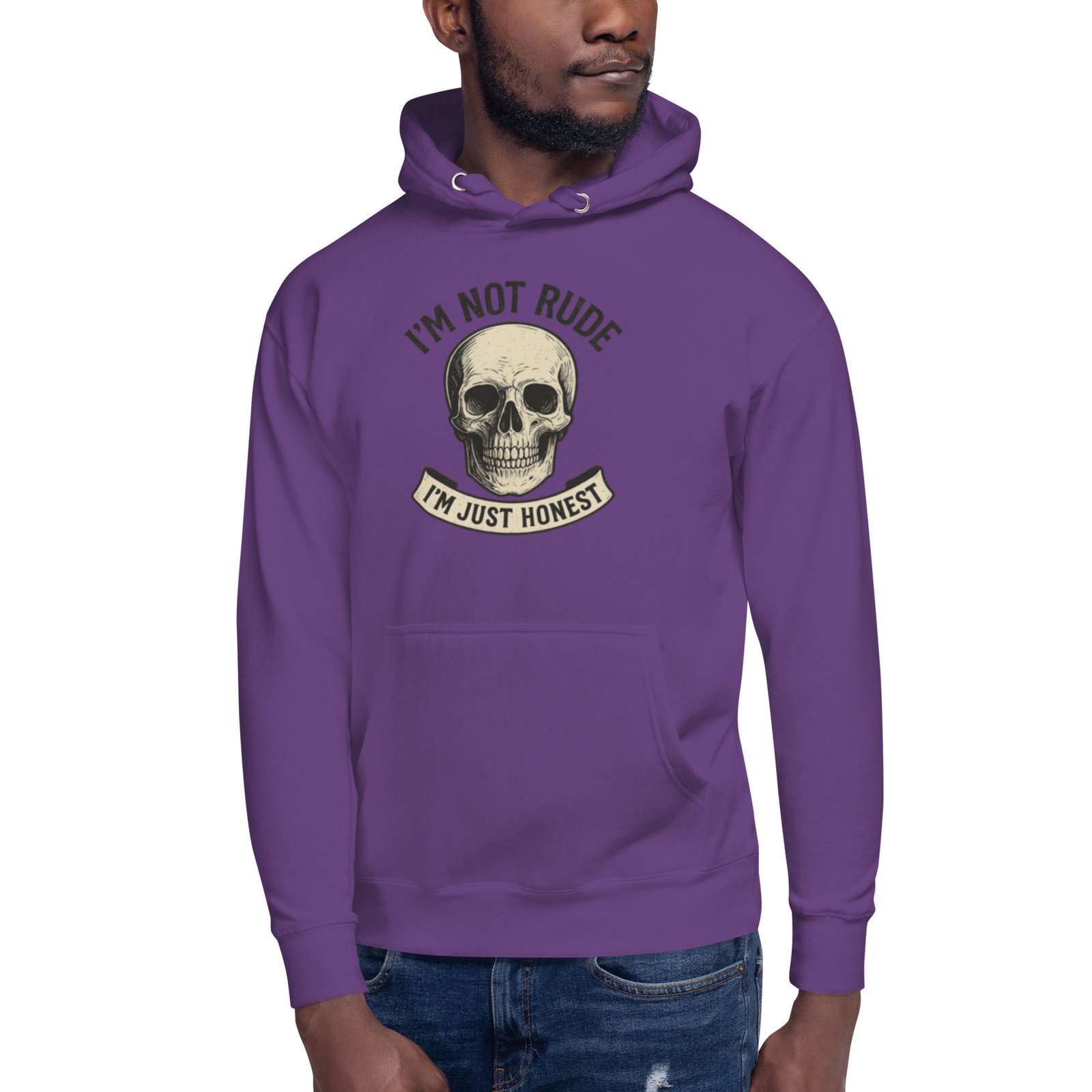 Honestly Rude Unisex Hoodie - Image 8
