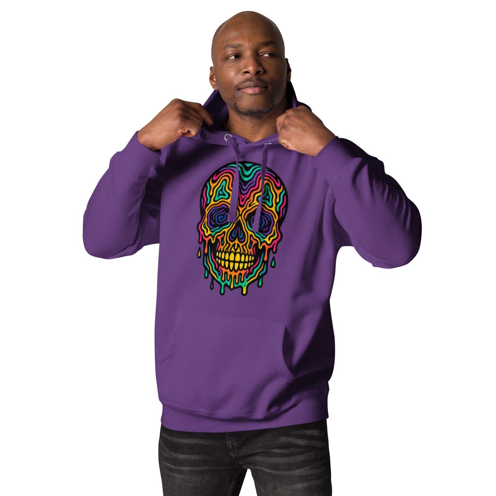 Candy Skull Unisex Hoodie - Image 3
