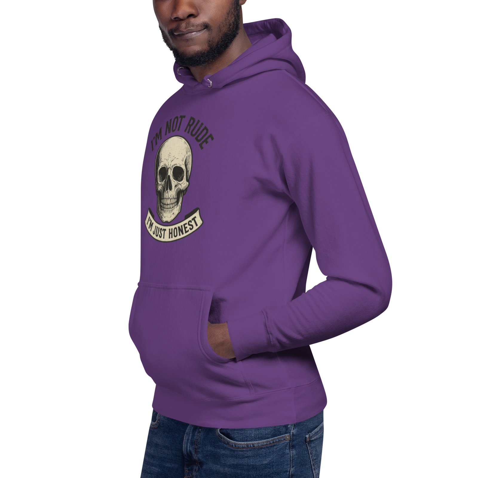 Honestly Rude Unisex Hoodie - Image 11