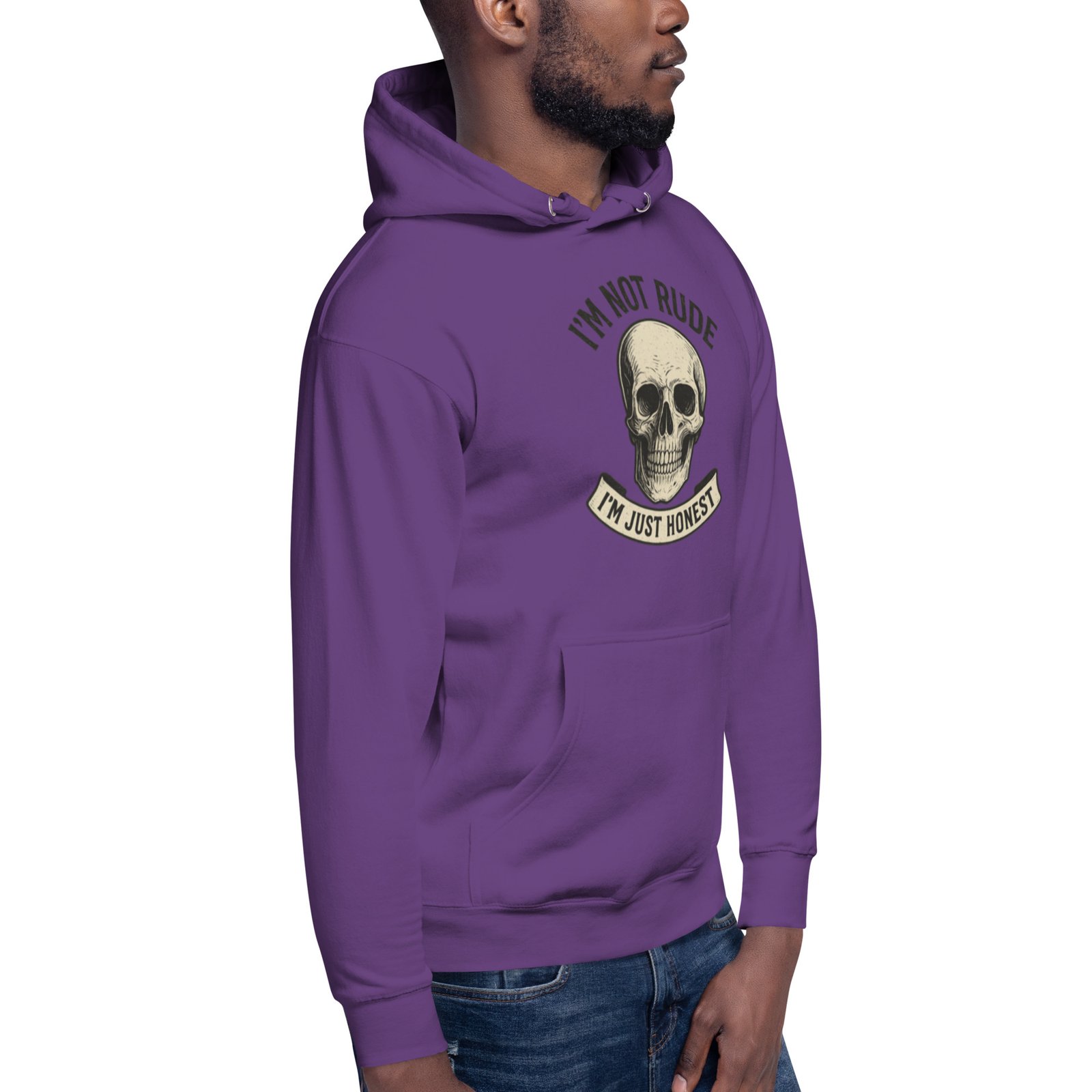 Honestly Rude Unisex Hoodie - Image 13