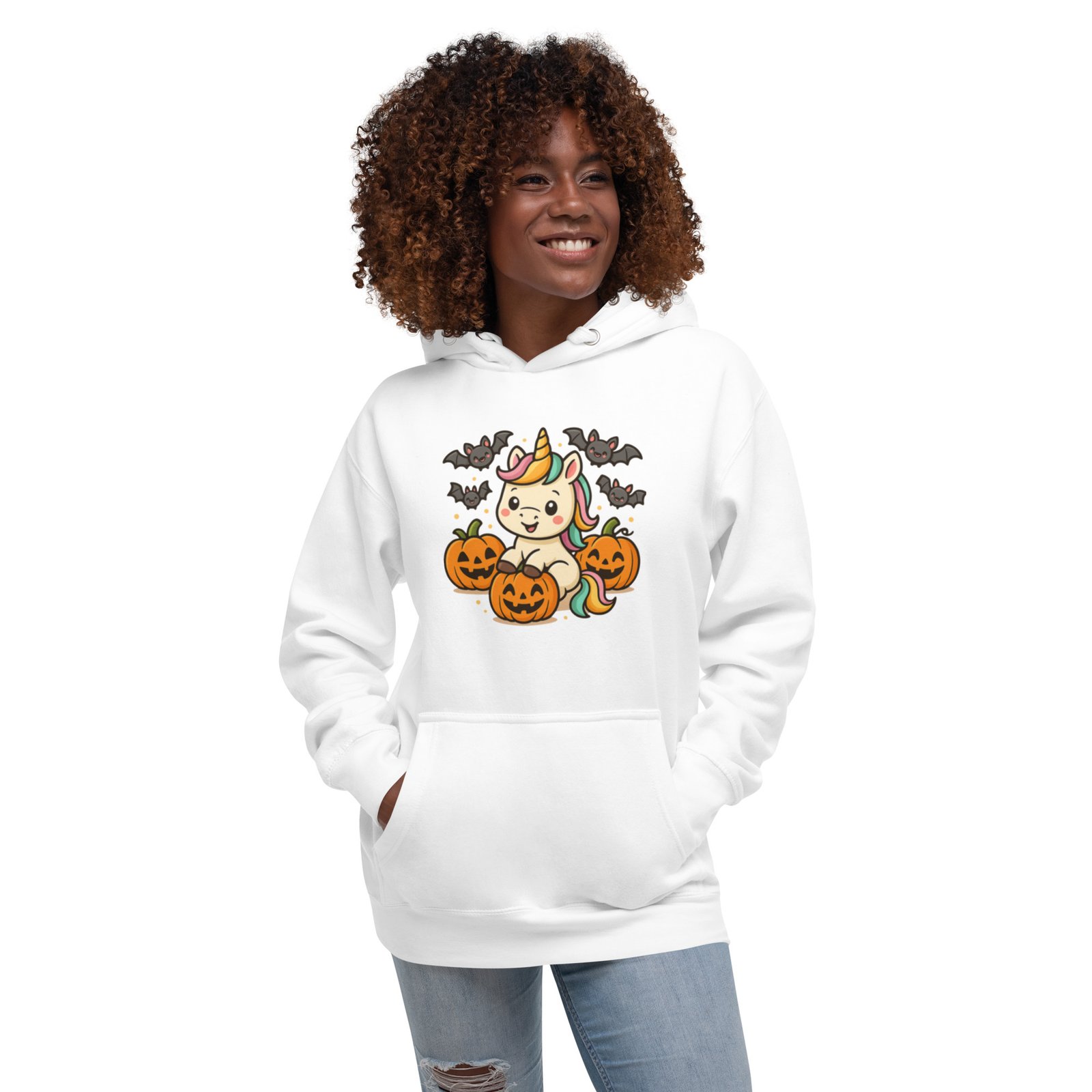 Unicorn Fright Unisex Hoodie - Image 16