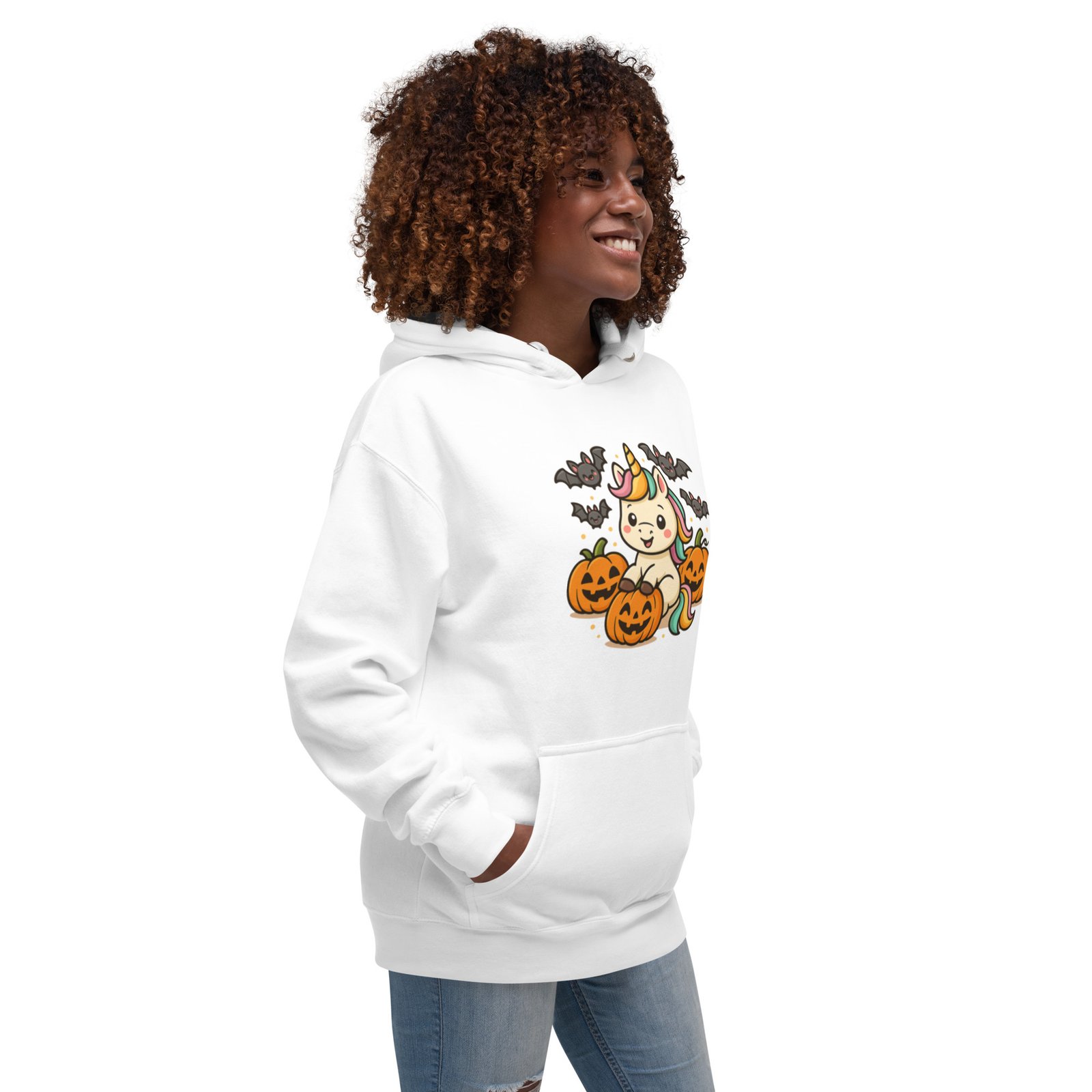 Unicorn Fright Unisex Hoodie - Image 19