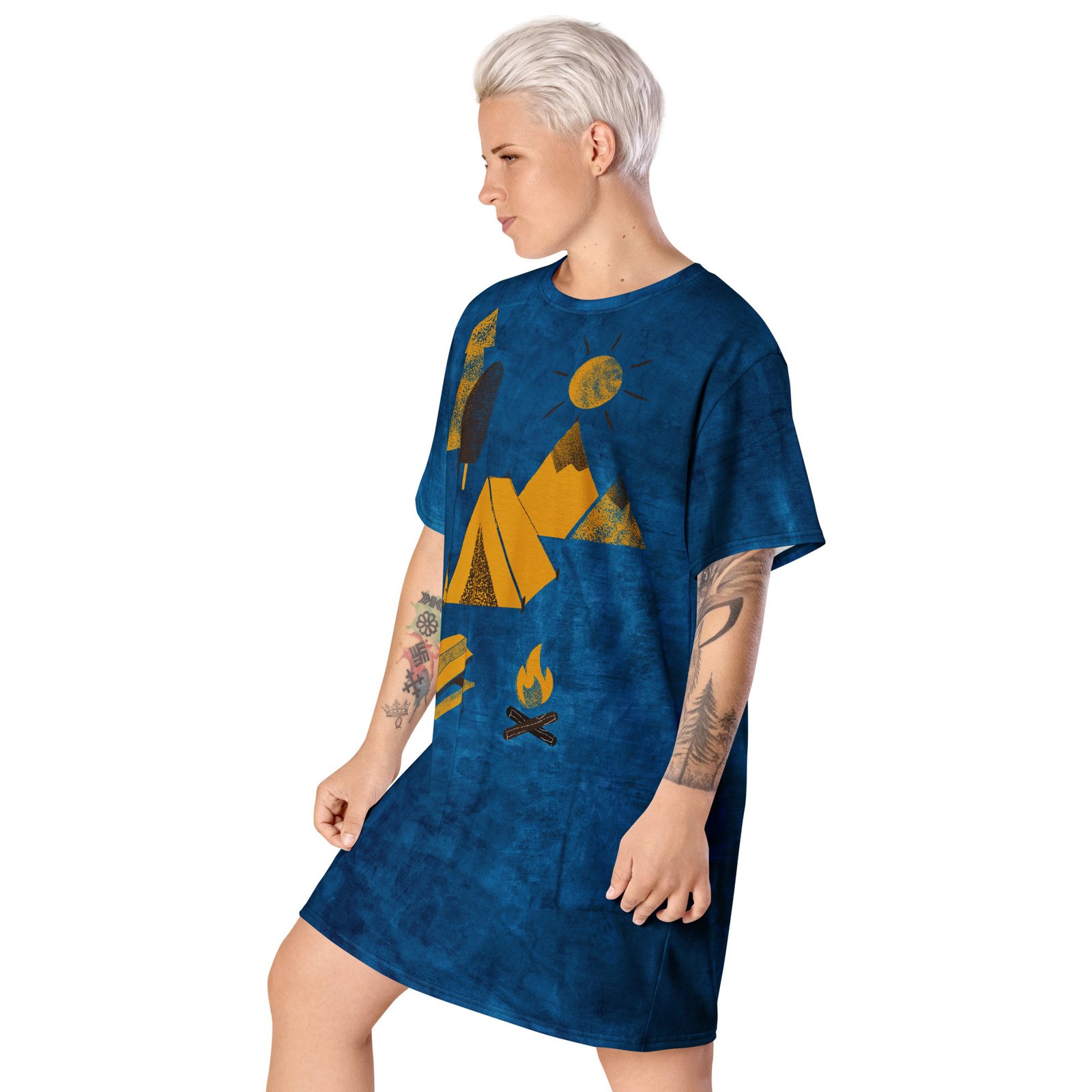 Campers Spot Shirt Dress - Image 3