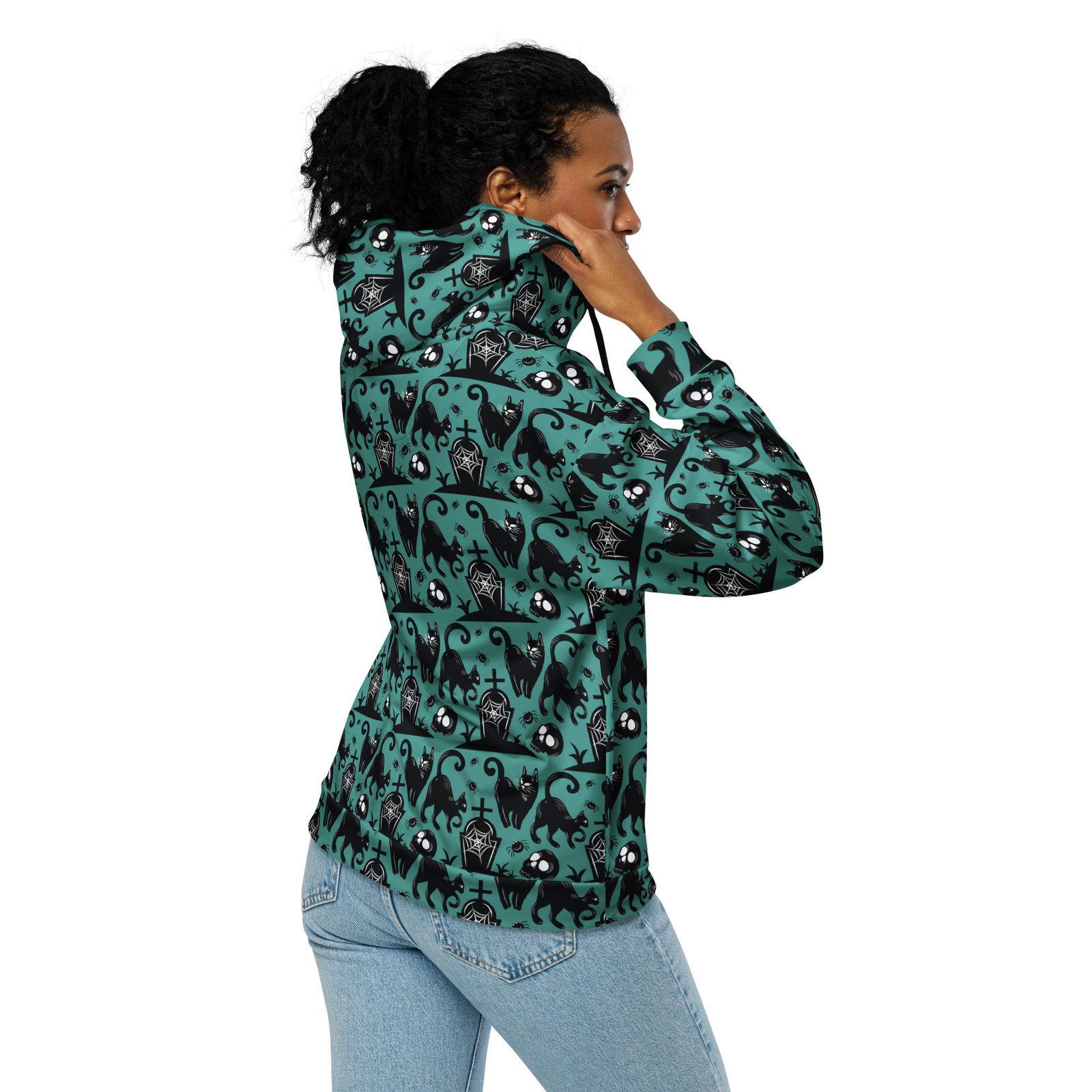 Trolling Kitty Zipup Hoodie - Image 5