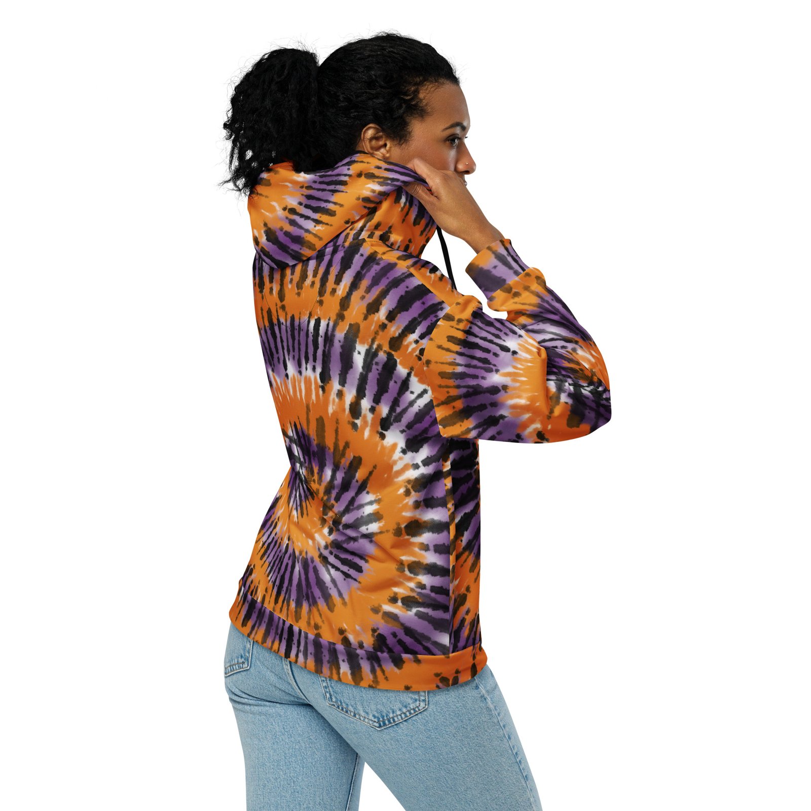 Spiraling Delight Zipup Hoodie - Image 5