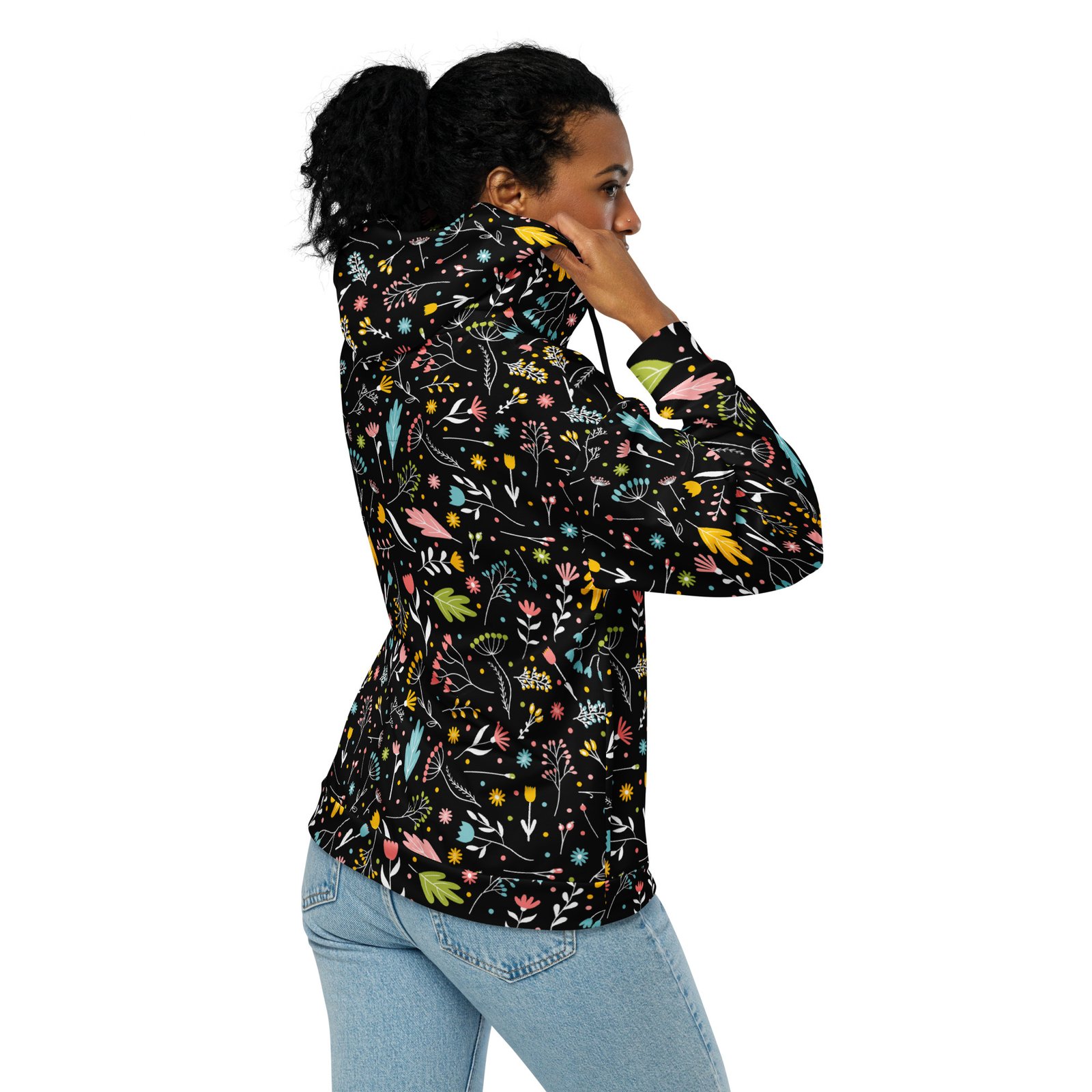 Fall flowering Zipup Hoodie - Image 5