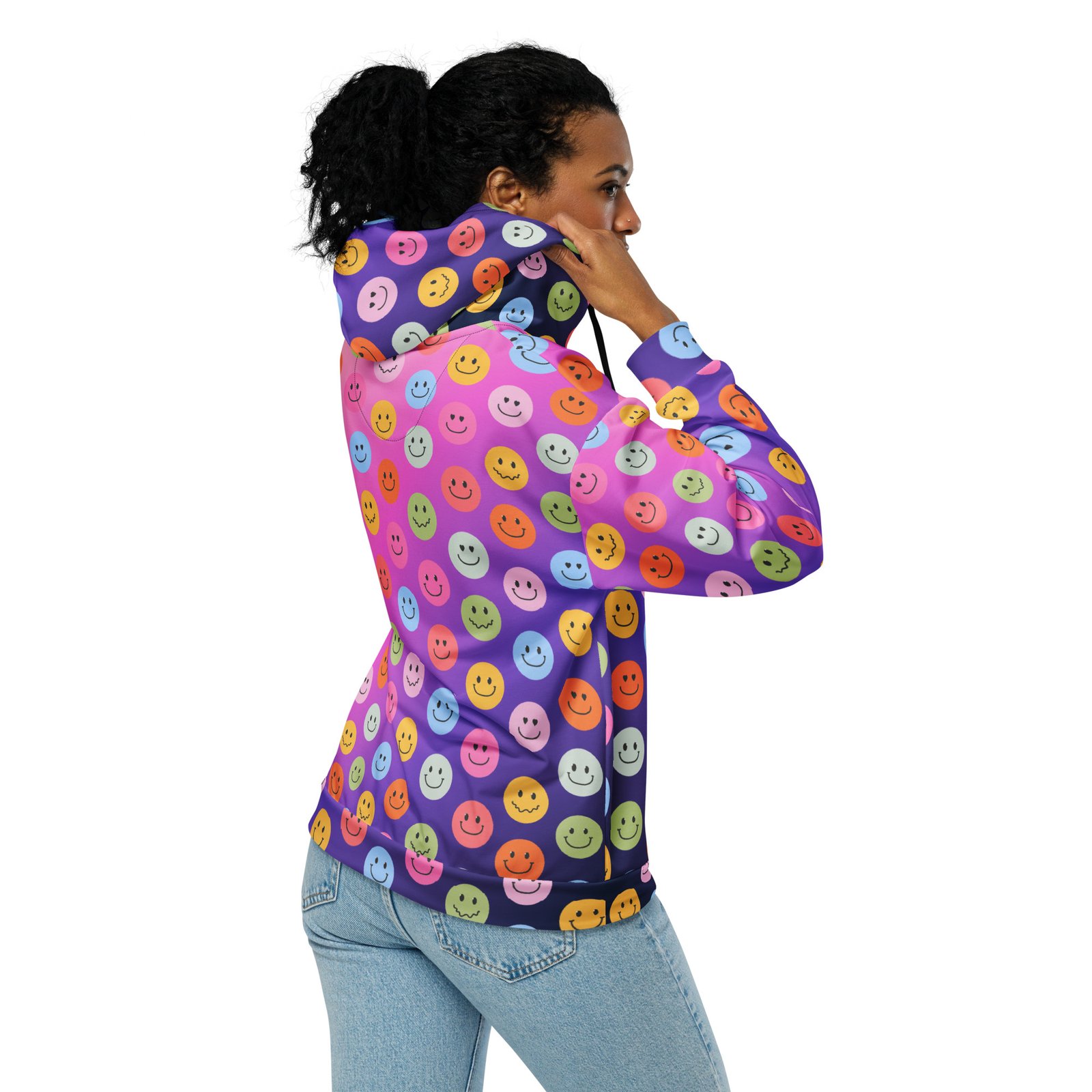 Highly Smiley Zipup Hoodie - Image 5