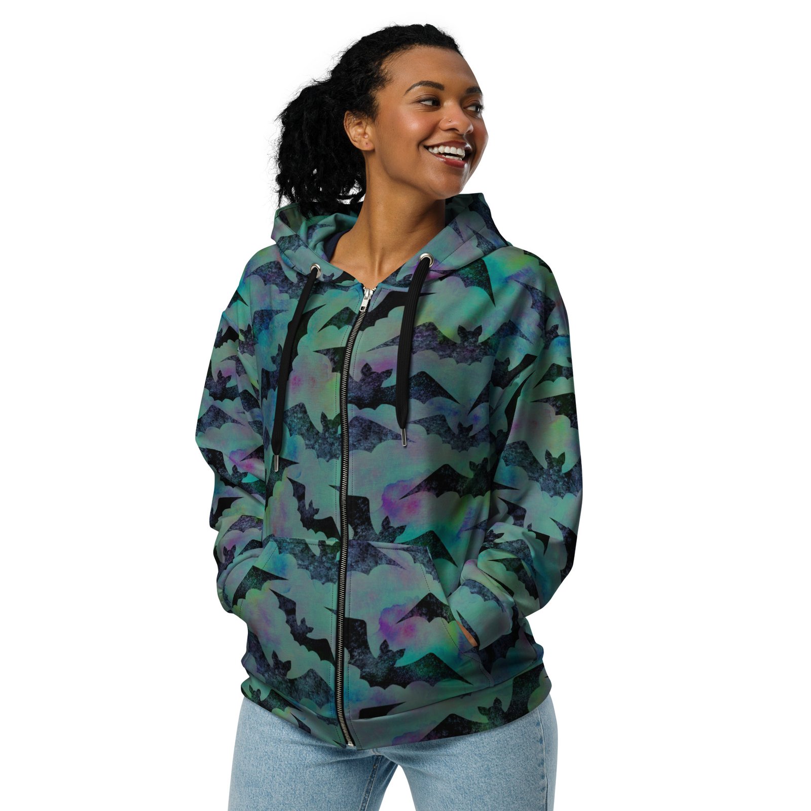 Absolutely Batty Zipup Hoodie - Image 3