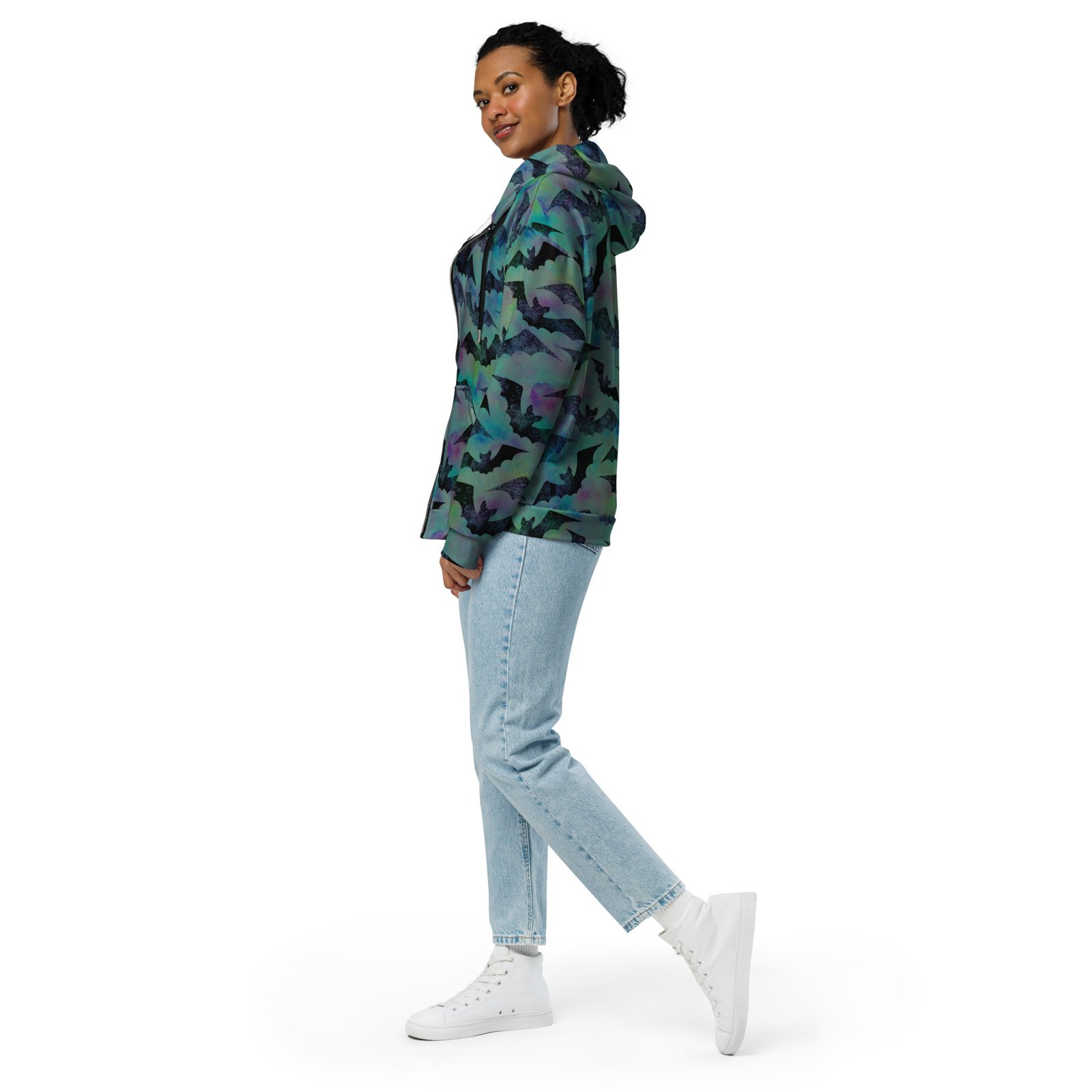 Absolutely Batty Zipup Hoodie - Image 4
