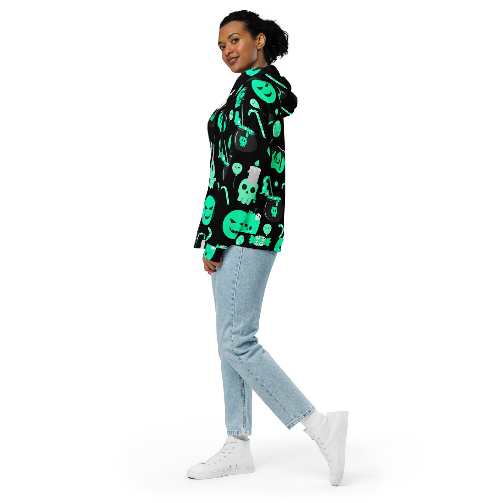 Halloween Worship Zipup Hoodie - Image 4