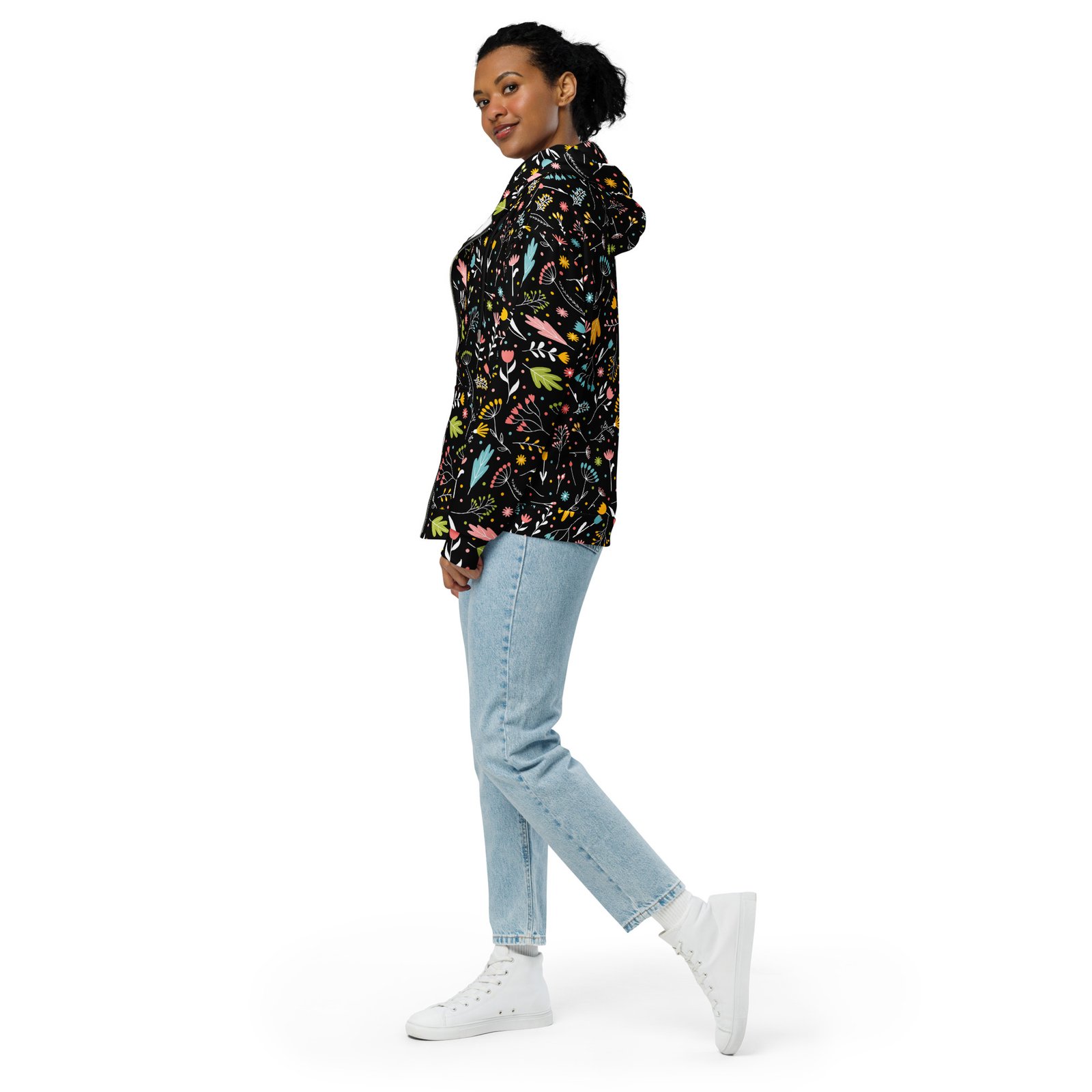 Fall flowering Zipup Hoodie - Image 4