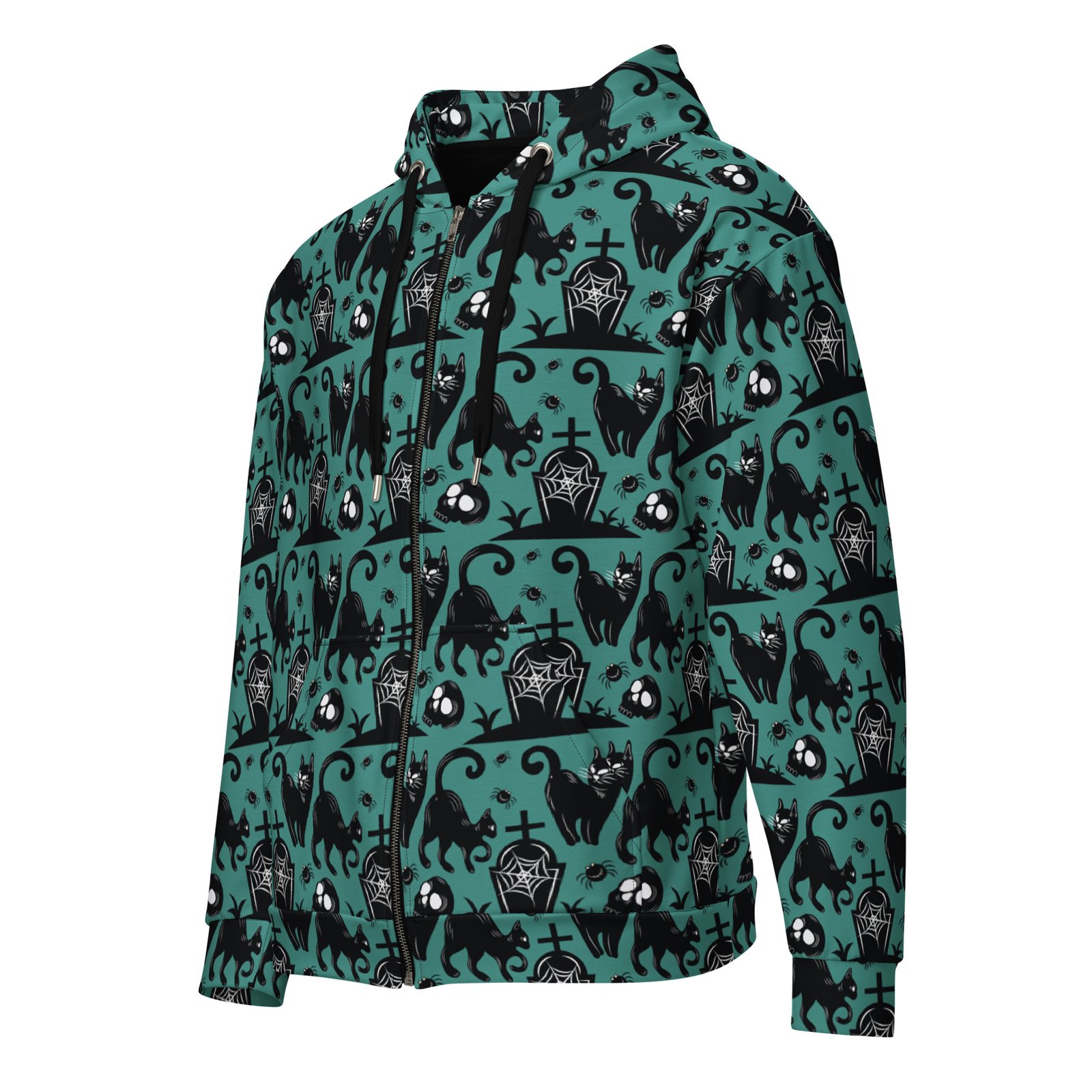 Trolling Kitty Zipup Hoodie