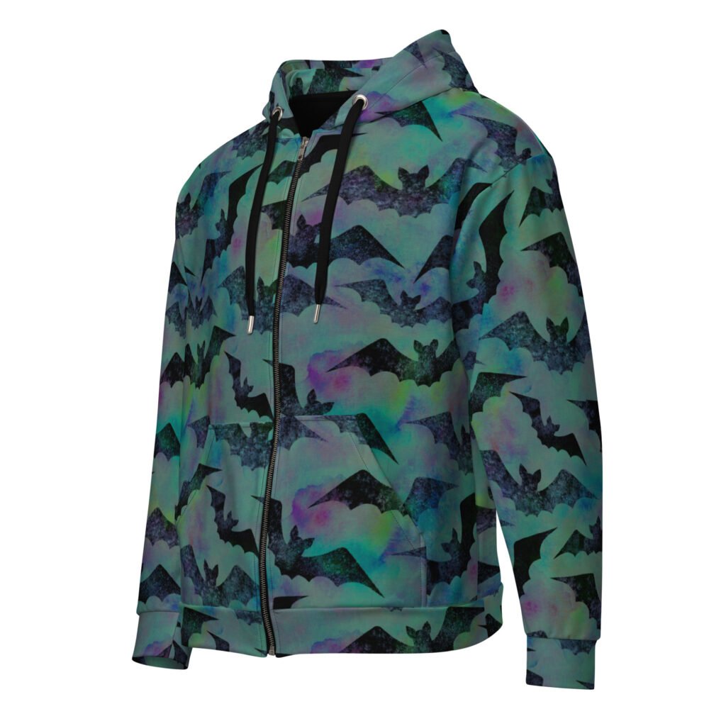 Absolutely Batty Zipup Hoodie