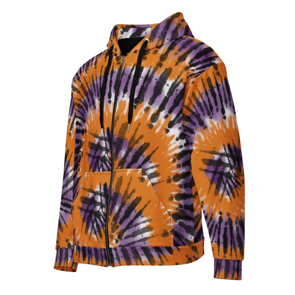 Spiraling Delight Zipup Hoodie