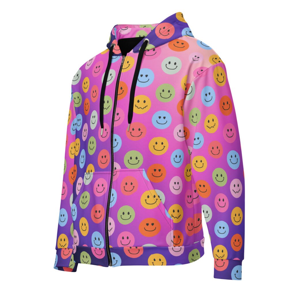 Highly Smiley Zipup Hoodie