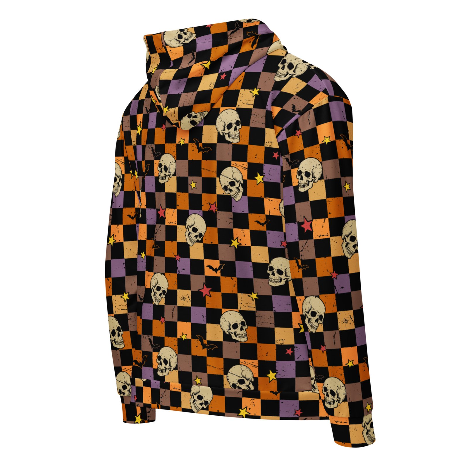 Checkered Zipup Hoodie - Image 2