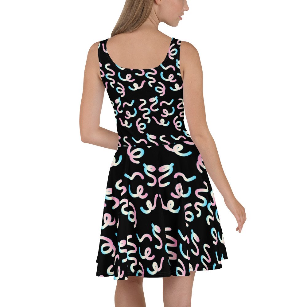 Pigtails Delight Skater Dress - Image 2